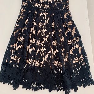 Romeo & Juliet Couture Crochet Lace Mini Dress